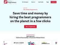 Desktop screenshot for hireindianprogrammers.com