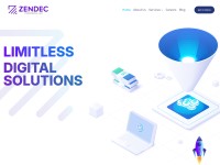 Desktop screenshot for zendecinfotech.com