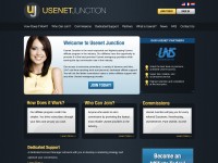Desktop screenshot for usenetjunction.com