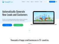 Desktop screenshot for leadfox.co