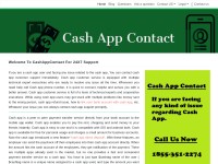 Desktop screenshot for cashappcontact.com