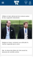 How bfmtv.com looks like on a mobile device such as an iPhone.