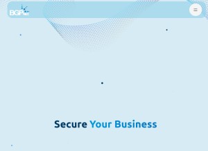 How bgp.net looks like on a tablet such as an iPad.