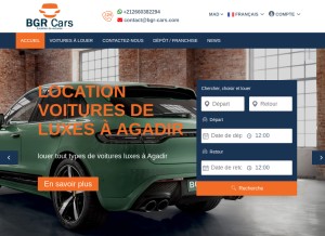 How bgr-cars.com looks like on a tablet such as an iPad.