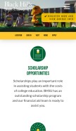 How bhsu.edu looks like on a mobile device such as an iPhone.