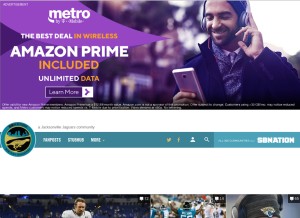 How bigcatcountry.com looks like on a tablet such as an iPad.