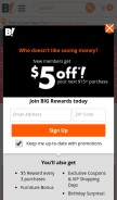 How biglots.com looks like on a mobile device such as an iPhone.