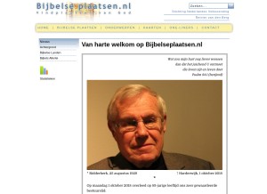 How bijbelseplaatsen.nl looks like on a tablet such as an iPad.
