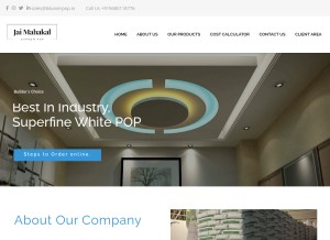 How bikanerpop.in looks like on a tablet such as an iPad.