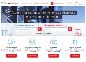 How bilansgratuits.fr looks like on a tablet such as an iPad.
