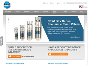 How bimba.com looks like on a tablet such as an iPad.