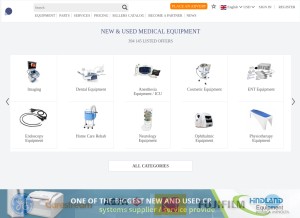 How bimedis.com looks like on a tablet such as an iPad.