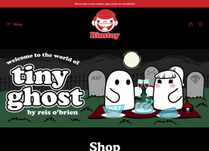 How bimtoy.com looks like on a tablet such as an iPad.