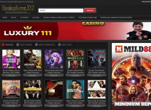 How bioskopkeren.vip looks like on a tablet such as an iPad.