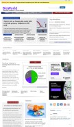 How bioworld.com looks like on a mobile device such as an iPhone.