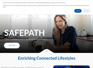 How birdstep.com looks like on a tablet such as an iPad.