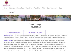 How birladevanahalli.in looks like on a tablet such as an iPad.