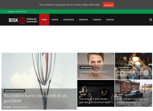 How bisk.nl looks like on a tablet such as an iPad.