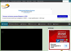 How bit-bux.ru looks like on a tablet such as an iPad.