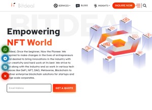 How bitdeal.net looks like on a tablet such as an iPad.