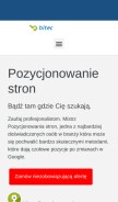How bitec.net.pl looks like on a mobile device such as an iPhone.