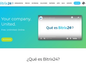 How bitrix24.es looks like on a tablet such as an iPad.