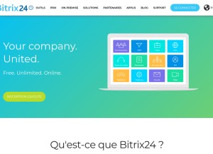How bitrix24.site looks like on a tablet such as an iPad.