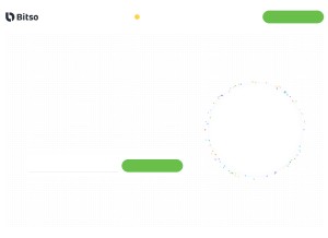 How bitso.com looks like on a tablet such as an iPad.