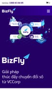 How bizfly.vn looks like on a mobile device such as an iPhone.