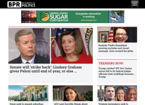 How bizpacreview.com looks like on a tablet such as an iPad.