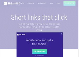 How bl.ink looks like on a tablet such as an iPad.