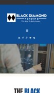 How blackdiamondvending.com looks like on a mobile device such as an iPhone.