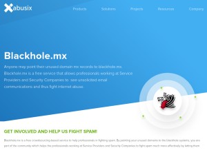 How blackhole.mx looks like on a tablet such as an iPad.