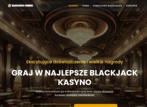 How blackjack-casino.pl looks like on a tablet such as an iPad.