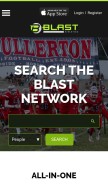 How blastathletics.com looks like on a mobile device such as an iPhone.