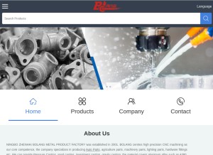 How blcastings.com looks like on a tablet such as an iPad.