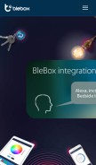 How blebox.eu looks like on a mobile device such as an iPhone.