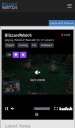 How blizzardwatch.com looks like on a mobile device such as an iPhone.