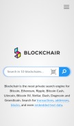 How blockchair.com looks like on a mobile device such as an iPhone.