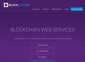 How blockcypher.com looks like on a tablet such as an iPad.