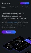 How blockfolio.com looks like on a mobile device such as an iPhone.