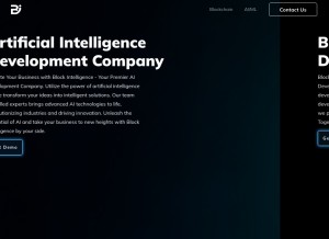 How blockintelligence.io looks like on a tablet such as an iPad.