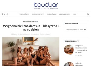 How blog.bouduar.com looks like on a tablet such as an iPad.
