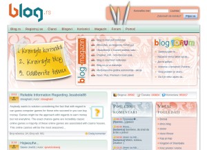 How blog.rs looks like on a tablet such as an iPad.