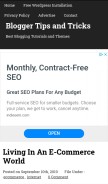 How bloggertipandtrick.net looks like on a mobile device such as an iPhone.