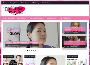 How blooks.info looks like on a tablet such as an iPad.