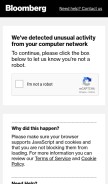 How bloomberg.net looks like on a mobile device such as an iPhone.