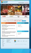 How bloominbrands.com looks like on a mobile device such as an iPhone.