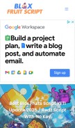 How bloxfruitscript.org looks like on a mobile device such as an iPhone.