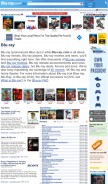 How blu-ray.com looks like on a mobile device such as an iPhone.